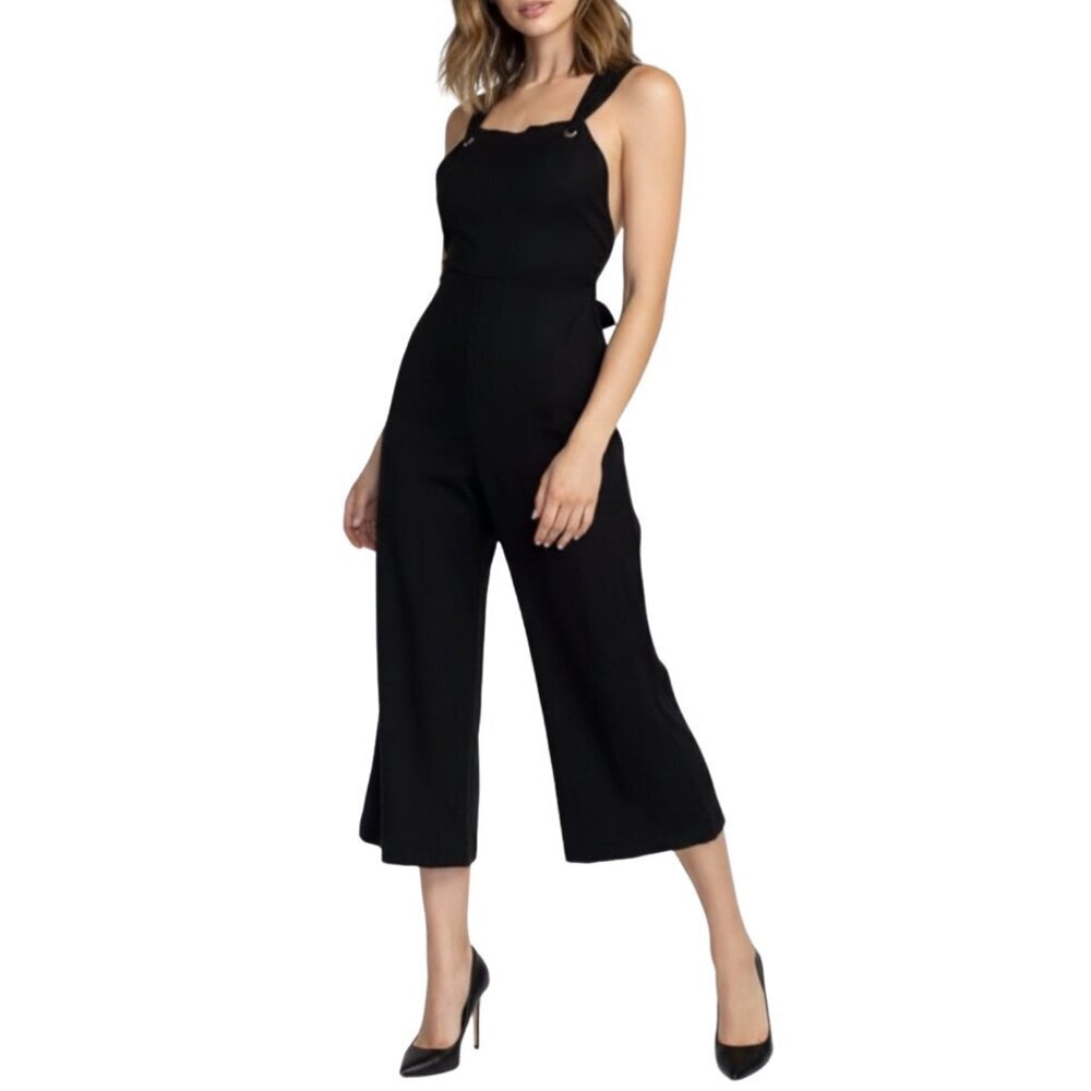 NWT Wildfox Gene Cropped Jumpsuit in Black Sz. XS - Picture 2 of 3